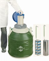 Botijao Criogenico para semem YDS-47/127 - 47 lts nitrogenio liquido 